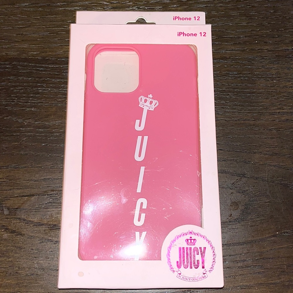 Juicy Couture IPhone 12 Case-Pink